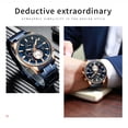 thumbnail image 2 of Reloj resistente al agua dorado Curren para hombre, 2 of 5
