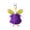 Purple, variant on Bee Butterfly Porch Goose Outfit Goose Costumes with Wings Hats for 23'' Lawn Cement Plastic Geese Statue for Garden Patio Yard Outdoor Decor