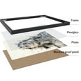 A3 Poster Frame, Size A3 Large Thick Picture Frame Aluminum Metal Photo Frame Wall Display for