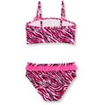 Toddler Girl Animal Frenzy Pink Zebra Bikini Swimsuit