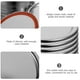 thumbnail image 2 of 48 Uds. Tapas para conservas, tapas de tarros de Metal tipo dividido, tapas redondas para sellado de tarros Mason, 2 of 6