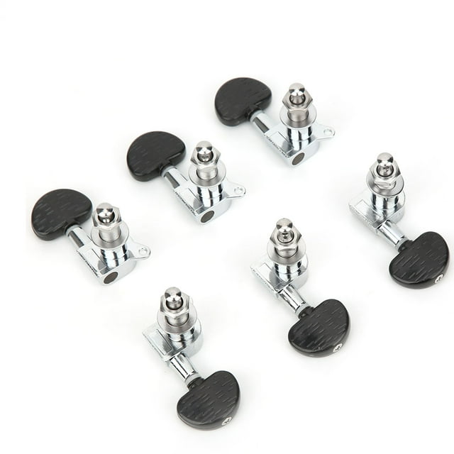 Clavijas de afinación de guitarra, afinadores de cabeza, perillas de bloqueo de cuerdas, adecuadas para instrumentos eléctricos clásicos