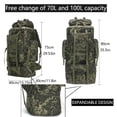thumbnail image 2 of Mochila de Senderismo W WINTMING 70L/100L Camping Molle Mochila Táctica, 2 of 6