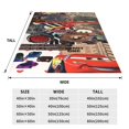 thumbnail image 2 of Manta de Cars Lightning Mcqueen, ligera, acogedora, para sofá cama, de franela súper suave, de microfibra, para viajes, para todas las estaciones, para adultos y niños, 40 x 30 pulgadas, 2 of 8