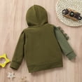 thumbnail image 5 of Mercatoo Toddler Boys Hoodie Jackets Dinosaur Zipper Long Sleeve Spring Fall Hooded Sweatshirt Coat for Kids, 5 of 9