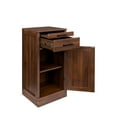 thumbnail image 6 of Noble House Wilbur 35.4" Modular Wine Bar Cabinet with Hutch, Drawer and Shelf Cupboard, Melamine Finish, Walnut, 6 of 8