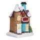 thumbnail image 5 of Casas de pueblo navideñas, decoración de ciudad, casa nevada de resina luminosa con luz LED cálida, 5 of 5