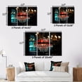 thumbnail image 4 of Designart "Chandelier Vintage beauty" Chandelier Metal Art Print Set, 4 of 5