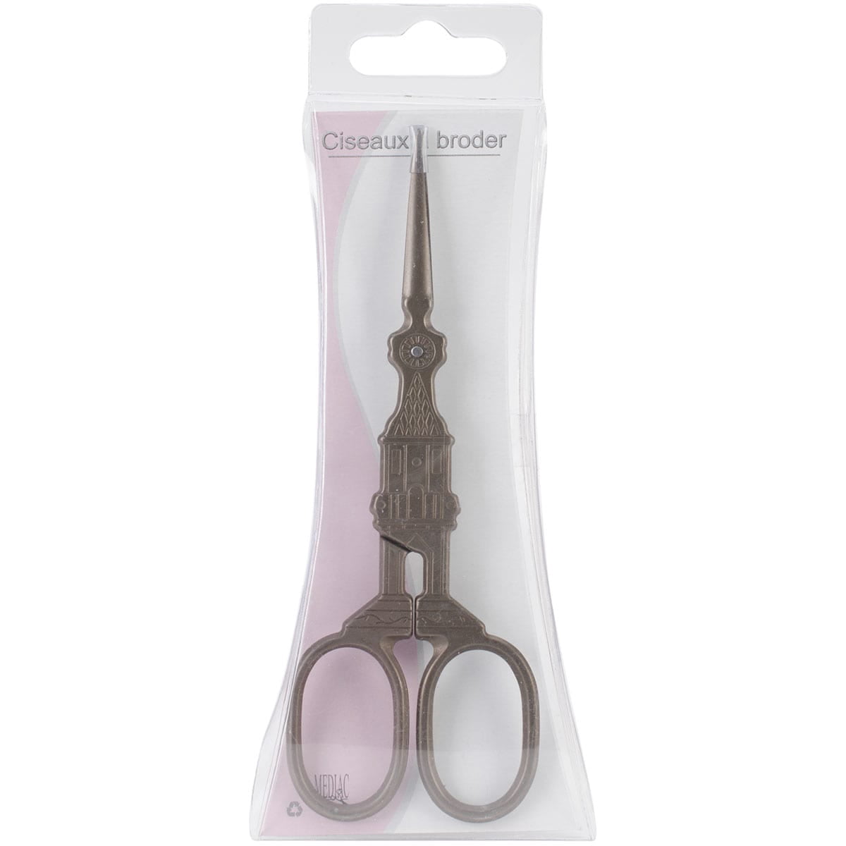 Products From Abroad Designer Embroidery Scissors 5.5"-Big Ben - Copper