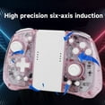 thumbnail image 4 of OLED Controller for Switch, RGB Breathing LED Controllers Replacement for Switch High Precisie Six Axle Motion Control  for Gaming Transparent Gray,Transparent Blue,Transparent, 4 of 7