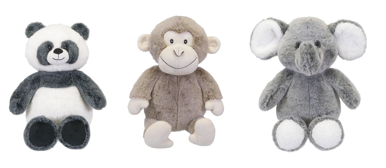 Kid Connection Super Soft Jungle Animal 12''H Panda, Super soft and cuddly plush