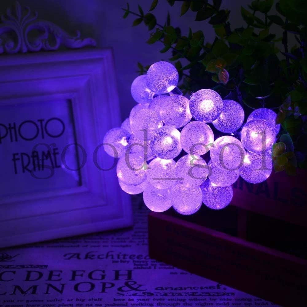 Solar String Lights, Waterproof 20ft 30 LED Solar Ball String Lights, Indoor Outdoor Fairy Globe String Lights,for Garden,Patio,Christmas,Wedding,Home, Party Decoration (Warm White)