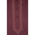 thumbnail image 4 of Robe Kurta Courte en Coton pour Hommes, Mode Indienne (Bordeaux, L), 4 of 5