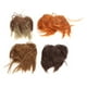 thumbnail image 3 of 4 piezas pelucas de colores ANGGREK moño desordenado, 3 of 8