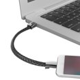 thumbnail image 3 of Reemplazo para Android Pulsera tejida de cuero sintético Cable de datos Cable de carga Muñequera de carga trenzada Inevent EL1679-03, 3 of 7