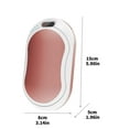 thumbnail image 2 of Portable Mini Hand Warmer 2In1 USB Rechargeable Pocket Power Bank Winter Heater, 2 of 6