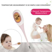 Basal Body Thermometer, Ovulation Tracker, 8 Seconds Digital Basal Body Thermometer for Ovulation, High Precision Oral Thermometer, Accurate Rectal Thermometer, Large Screen and Backlit