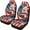 American Flag Floral Pattern, variant on XYZCANDO Car Seat Covers Camo Bow Design 2 pcs Car Front Seat Covers Soft Van Auto SUV Waterproof Washable Auto Seat Covers