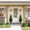 thumbnail image 3 of ROMSWI Artificial Cedar Tree 2 Pack 4 ft Tall Faux Cedar Topiary Plant Fake Lifelike Potted Pine for All-Season Home Office Porch Entryway Decor, 3 of 9
