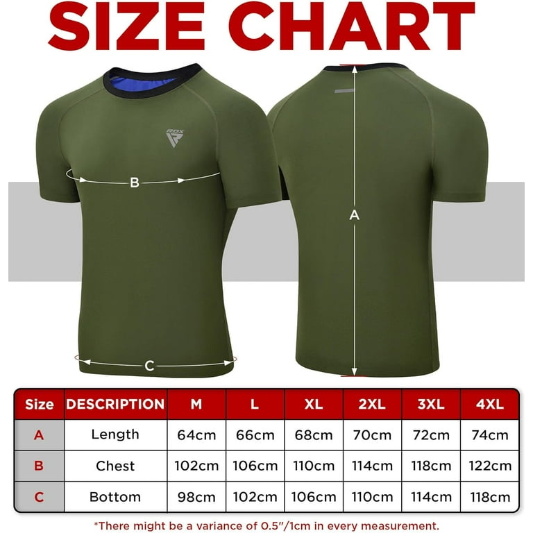 RDX Saunashirt voor heren, warmtevangend zweetpak - Bereik Oeko TEX 100