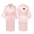 thumbnail image 1 of TIMIFIS Couples Silk Robe Sets Hotel Spa Robes Bride and Groom Robe Bridal Party Robes 1Pcs pring/Summer, 1 of 5