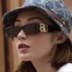 thumbnail image 3 of Balenciaga Schwarze Sonnenbrille Mit Gleichem Gestell Fr Mnner Und Frauen, 3 of 5