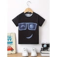 thumbnail image 1 of [Cartoon | Comfortable] Soft Premium Cartoon Graphic Print Tee Tops | Boys Round Neck Casual Short Sleeve Comfortable T-shirt, 1 of 6