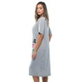 thumbnail image 2 of Just Love Short Sleeve Nightgown / Sleep Dress for Women / Sleepwear (Grey - Mistletoe, 2X), 2 of 3