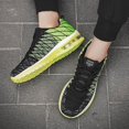 thumbnail image 2 of Men Tennis Fashion Sneakers Trendy Low Top Non Slip Mesh Walking Trainers Shoes Classic Casual Stylish Work Travel Footwear Green Size 5.5, 2 of 6
