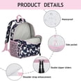 thumbnail image 2 of Cartoon Llama Student Backpack – Funny Alpaca Pattern with Kawaii Design, Adorable and Lightweight for School, 2 of 3