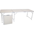 thumbnail image 1 of 180 x 60 x 70cm Home Use Aluminum Alloy Folding Table White, 1 of 8