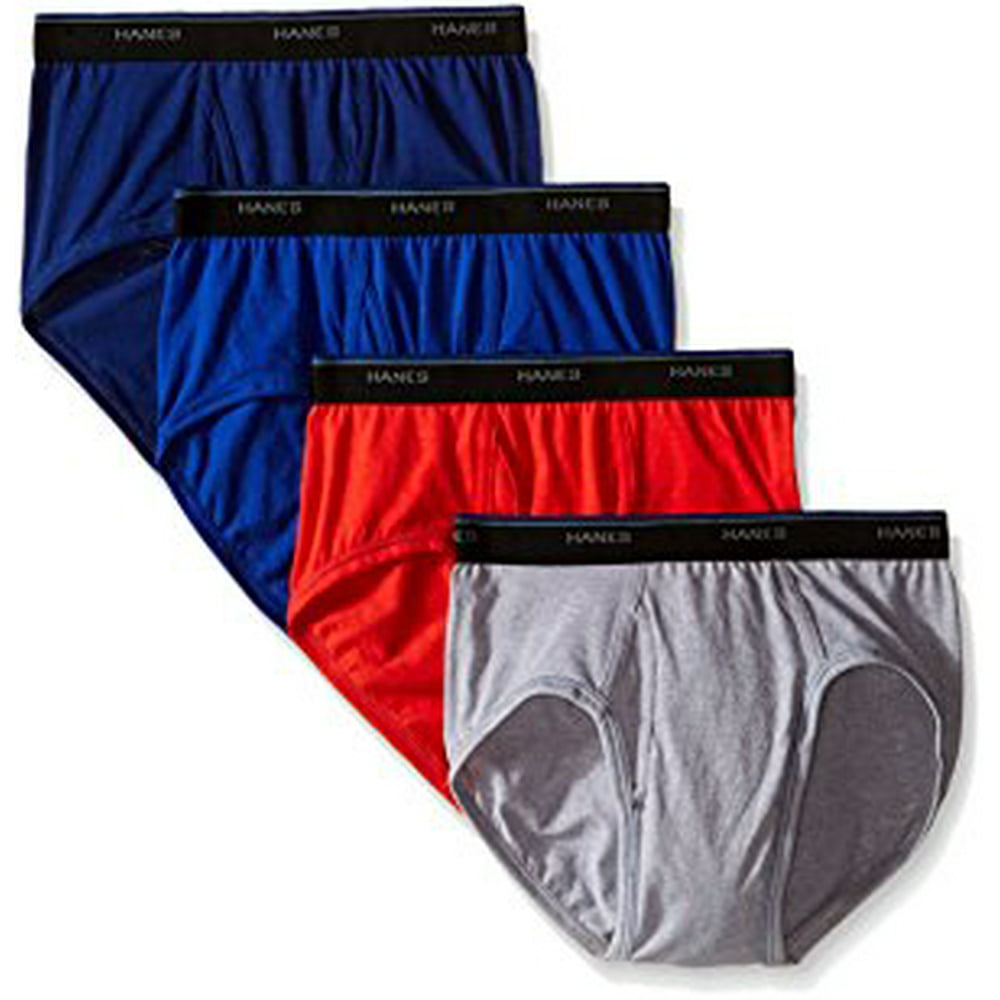 Hanes Men's 4 Pack Comfort Blend Dyed Brief, Assorted Colors
