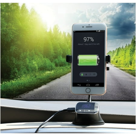 iQ Sound - 10W Wireless Charging Pad for iPhone®/Android - Black