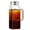 Clear, variant on 2-quart (2-liter/68-ounce) square glass water pitcher with lid and spout, handle, refrigerator safe, borosilicate glass, suitable for hot and cold drinks, large capacity.
