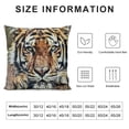 thumbnail image 5 of YINGXI Throw Pillow Cover Animal Theme Rustic Wooden Board Double Sides Print Cushion Cover for Bed Sofa,Yellow Sunflowerack Square Couch Pillow Cover 24x24in, 5 of 5