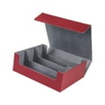 thumbnail image 3 of Deck Card Case Hold 1800+ Card Protection Holder Sturdy for Card Collectors Gift Red In Gray, 3 of 8