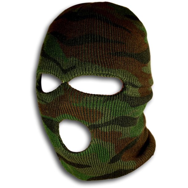 Woodland Camo Ski Mask Camouflage Gear by bogo Brands