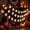 D, variant on Taicans Halloween Skull String Lights,5ft LED Warm White Skeleton Fairy Lights Battery Operated for Halloween Party Indoor Outdoor Decorations