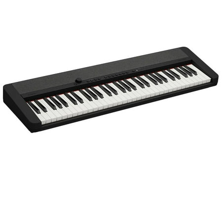 Casio CTS1 61-Key Portable Electronic Keyboard, Compact, Black