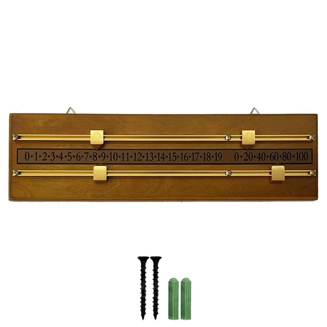 MesaSe Wood Scoreboard Billiard Scorekeeper Billiards Scoreboard Scorer Wood Snooker
