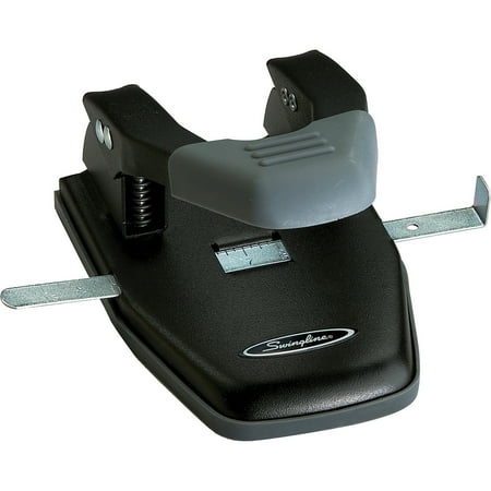 Citterio 2 Hole - Swingline, SWI74050, Comfort Handle 2-Hole Punches, 1 Each, Black,Gray