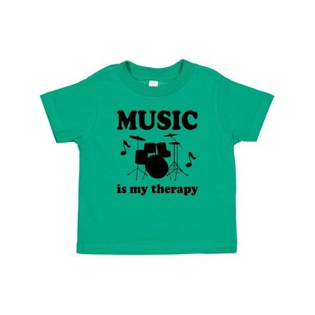 

Inktastic Music is My Therapy Drummer Gift Gift Baby Boy or Baby Girl T-Shirt