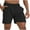 Black1, variant on Jalioing Running Shorts for Men Gym Workout Training Shorts Elastic Waist Quick Dry Athletic Shorts with Pocket