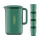 thumbnail image 1 of Jarra de agua, jarra de agua para , hervidor de , jarra de té resistente al calor para refrigerador, hogar, fiesta, jarra de Verde y 4 Copa, 1 of 9
