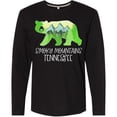 thumbnail image 3 of Inktastic Smoky Mountains, Tennessee- Mountains and Bear Shape Long Sleeve T-Shirt, 3 of 5