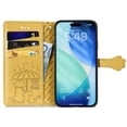 thumbnail image 3 of Funda Cartera FOXDOCK para iPhone 17 Pro Max , Flip PU con Relieve de Gatos y Perros, Tarjetero y Soporte, 3 of 6