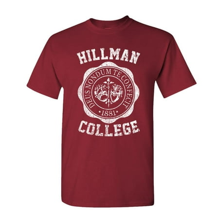 HILLMAN COLLEGE - retro 80s sitcom tv - Cotton Unisex T-Shirt