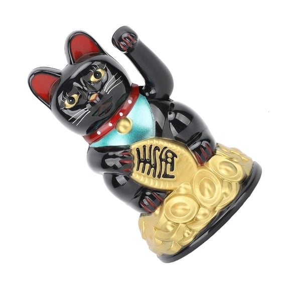 Necvior Electric Moving Arm Fortune Cats Ornament Chinese Culture Styles Interior Decors