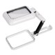 thumbnail image 1 of Lupas Irfora Lupa de mano Lupa con luz Lente Lupa cuadrada Lupa de mesa plegable Lupa independiente con luces LED cálidas y frías para leer Irfora Lupas, 1 of 2