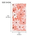 thumbnail image 4 of Flowers Pink Beach Towel Camping Towel Microfiber Oversized 37" x 74" Absorbent for Seaside Camping Swimming Fitness, 4 of 5